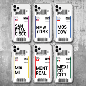 Custodia in Silicone TPU con Oltre 1000 Design Personalizzati Biglietto Aereo Prima Classe per <span class=keywords><strong>iPhone</strong></span> 11 12 13 14 15 Pro Max Stampa Sublimazione - Product Image 1