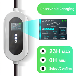Borne de recharge rapide pour voiture électrique intelligente de type 2 AC 32A 7Kw, portable et murale, avec câble de charge EV - Product Image 2