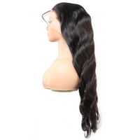 Perruques Frontales en Dentelle HD 13*4 Vierges Indiennes Brutes en Gros, Perruque de Cheveux Humains avec Dentelle Transparente Naturelle pour Femmes Noires