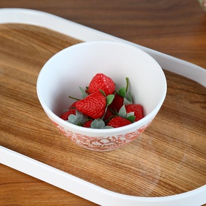 Bol à riz en mélamine durable de 6 pouces, motif dessin animé coloré, pour la cuisine - Product Image 1