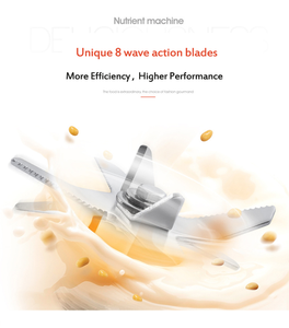 Presse-agrumes électrique portable à grande vitesse, mixeur <span class=keywords><strong>pour</strong></span> <span class=keywords><strong>soupe</strong></span> et <span class=keywords><strong>soupe</strong></span> <span class=keywords><strong>pour</strong></span> bébés, pot de verre de 1.2 litre - Product Image 5