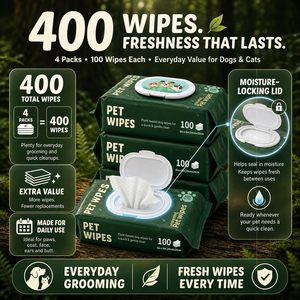 Eco Friendly Organic <b>Biodegradable</b> Cat Dog <b>Wipes</b> Pet Wet <b>Wipe</b> - Product Image 4
