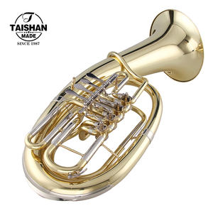 Corps en laiton jaune OEM Taishan Bb Tone 4 pistons klaxon baryton <span class=keywords><strong>Instrument</strong></span> de musique personnalisable - Product Image 3