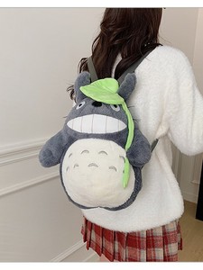 Sac à dos en peluche <span class=keywords><strong>Totoro</strong></span> pour filles, sac à bandoulière mignon Kuromi, cadeau parent-enfant - Product Image 5