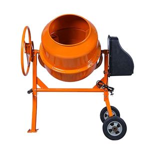 Mezcladora de Concreto Eléctrica de Acero FeiYu Naranja de <span class=keywords><strong>180</strong></span> <span class=keywords><strong>Litros</strong></span> con Bomba, 2M/H de Alta Eficiencia, Motor de 800-1000W, Equipo de Construcción Nuevo - Product Image 2