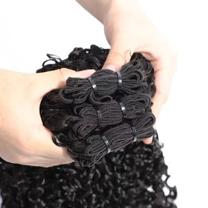 Extensions de <span class=keywords><strong>cheveux</strong></span> humains 100% naturels bruts, bouclés afro rebondissants, lots de mèches bouclées Jerry Water, lots de mèches bouclées crépues originales vietnamiennes - Product Image 5