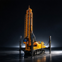Machine de forage de puits d'eau, foreuse hydraulique sur chenilles de 330 m pour l'approvisionnement en eau