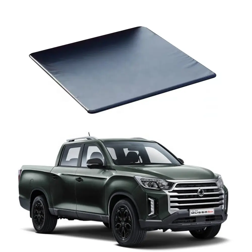 Cover Tonneau morbida con cabina doppia Ssangyong Musso personalizzata professionale cinese