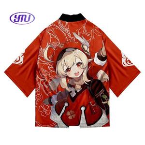 Klee Zhong Li Ke Qing Paimon Xiao <span class=keywords><strong>Cosplay</strong></span> <span class=keywords><strong>barato</strong></span> Impresión 3D Haori Ropa de dibujos animados <span class=keywords><strong>Anime</strong></span> Kimono Capa Raiden Shogun - Product Image 3