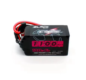 Black Series 1100/1300/1550mAh 4S 6S <b>Lipo</b> <b>Battery</b> 14.8V 22.2V FPV Racing Drone - Product Image 1