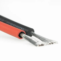 YJ OEM Cable Solar de 4mm 2*4.0mm2 Cable de extensión solar fotovoltaico doble con conectores para estación de energía solar