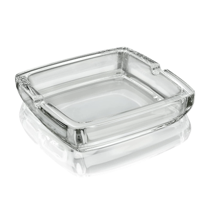 Vente en gros de cendrier en verre carré moderne cendrier en verre cristal conçu sur mesure - Product Image 1