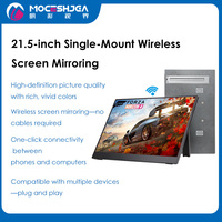 Moniteur portable IPS 21,5 pouces, écran d'e-sport avec haut-parleur intégré, contrôle tactile, écran LCD secondaire externe pour PC PS5 (pour