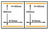 HVC-610S/2A Doppelkammer Kommerzieller Edelstahl-Beutelverpackungsautomat für Rindfleisch, Meeresfrüchte und Trockenlebensmittel mit Frischhaltefunktion