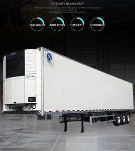 Semirremolque Refrigerador de 3 Ejes y 40 pies, Camión Frigorífico con Caja Refrigerada para Alimentos, Semirremolque de Acero Refrigerado - Product Image 3