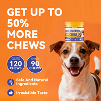 Tablet Multivitamin Kunyah untuk Anjing & Kucing dari Pabrik, dengan Minyak Ikan & Vitamin E, Penyerapan Cepat & Aman untuk Semua Tahap Hidup