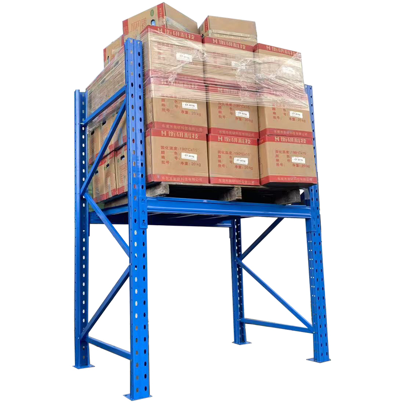 Warehouse shelves storage steel pallets heavy