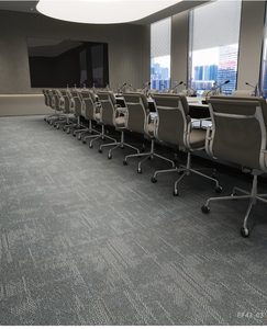 Dalles de moquette en PVC à surface PP faciles à installer en gros pour les sols de bureaux, haute qualité et prix bas - Product Image 3