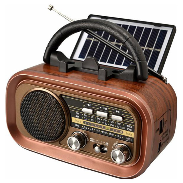 MLK-8294 Classic Retro Portable Vintage Radio Long Range Handheld Blue Tooth Radio Receiver