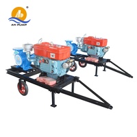 Pompe à eau diesel agricole à flux axial de grande puissance de surface de 12 pouces 20kw