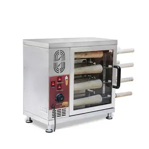 Automatic Bake Chimney Cake Oven Kurtos Kalacs Making Machine