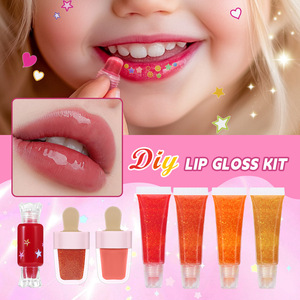 Lakerain <span class=keywords><strong>Set</strong></span> <span class=keywords><strong>Lip</strong></span> <span class=keywords><strong>Gloss</strong></span> DIY Seperti Anak-Anak, Peralatan Lengkap dan Mudah Digunakan, Alat Rias Lipstik <span class=keywords><strong>Lip</strong></span> <span class=keywords><strong>Gloss</strong></span> DIY, Hadiah Ulang Tahun untuk Anak Perempuan - Product Image 6