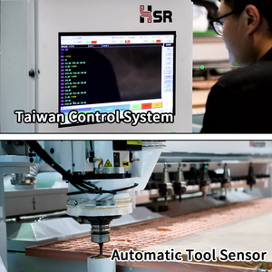 Hausser 3 trục 2128 <span class=keywords><strong>CNC</strong></span> <span class=keywords><strong>Router</strong></span> 9KW gỗ làm tổ <span class=keywords><strong>CNC</strong></span> <span class=keywords><strong>Router</strong></span> ATC cho tủ gỗ Đồ nội thất làm - Product Image 2