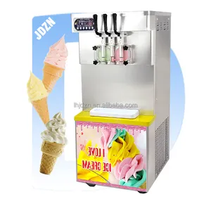 Hot sale commercial 3 flavours soft serve ice cream machine/making machines ice cream/floor type ice cream making machine