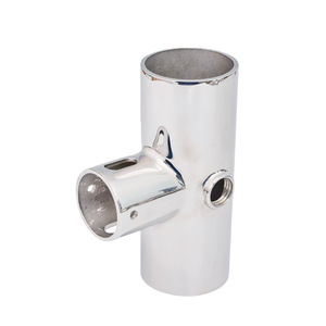 Conector en T de reducción de 90 grados de acero inoxidable 316 de 50 a 32 mm para accesorios marinos - Product Image 1