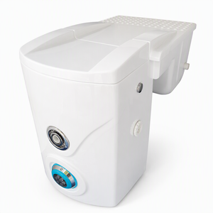 Filtre de <span class=keywords><strong>piscine</strong></span> mural avec <span class=keywords><strong>buse</strong></span> à jet réglable, lumière LED subaquatique intégrée et plateforme antidérapante pour <span class=keywords><strong>piscine</strong></span> hors sol - Product Image 1