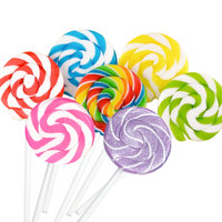 Sucettes en gros personnalisées en forme de cœur, de fleur ou rondes, saveur fruitée, bonbons durs sucrés