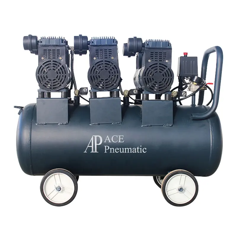 ACEホット販売高品質オイルレスピストン空気圧縮機100l90リットル塗装スプレー用空気圧縮機
