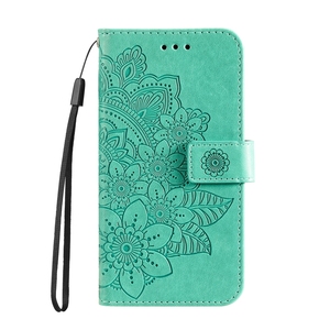Funda de cuero con tapa de libro para Redmi 13C, para Redmi K70/K70 <span class=keywords><strong>PRO</strong></span> 5G, funda para teléfono con billetera con soporte, diseño de flores - Product Image 1