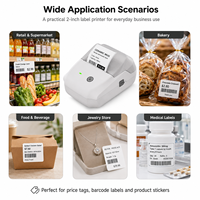 AIYIN Printer Label Termal Portabel 2-inci Baru untuk Barcode Ritel di Supermarket, Tersedia