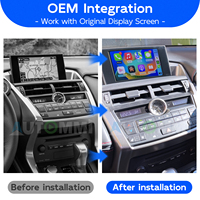 Módulo de Interfaz Inalámbrica Apple CarPlay y Android Auto para Lexus NX200 NX200t NX300 NX300h 2014-2021, Actualización de Pantalla Original
