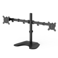 Support de moniteur de bras mécanique de bureau support de moniteur d'affichage PC universel bras de moniteur à double écran 17 - 32 pouces Vesa 100*100