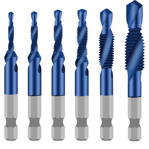 Guest Quality Hex Shank Drill Tap Set M3 M4 M5 M6 M8 M10 High Speed Steel Manual Drilling Tapping Chamfering Tools - Product Image 1