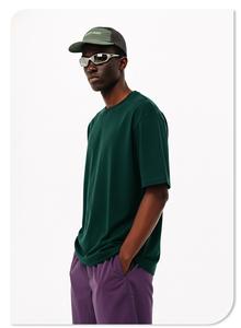 เสื้อยืด DTG พิมพ์ลายสกรีน สตรีทแวร์ ทรงบ็อกซี่ ผ้าคอตตอน 100% หนานุ่ม สำหรับผู้ชาย รับทำโลโก้ OEM ตามสั่ง - Product Image 2