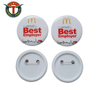 Insignia pin fabricante suministro barato hojalata solapa pin impreso redondo dibujos animados hojalata insignias - Product Image 4
