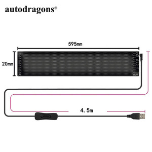 แผงไฟ LED แบบเลื่อนได้ Autodragons App Control ขนาด 595 * 120 มม. สุดเท่ห์ สำหรับรถบรรทุก รถพ่วง รถกระบะ - Product Image 4