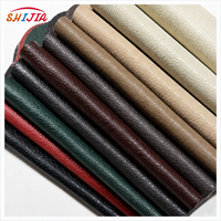 Cuir PU de qualité supérieure sans solvant, texture écorce, 1,5 mm, pour revêtement de canapé de luxe et tissu d'ameublement en gros