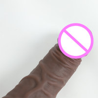 Insertar 7.87in Artificial África gran Pene negro silicona líquida piel realista enorme ventosa gay Gallo Correa consoladores para mujeres