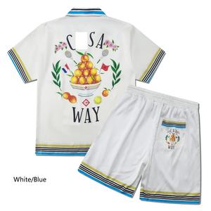 2025 è durato camicie da <span class=keywords><strong>uomo</strong></span> stampate digitali e pantaloncini in Rayon di seta di alta qualità camicie stampate a maniche corte Vintage per gli uomini - Product Image 1