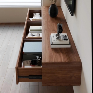 Mobile TV in MDF Premium, Moderno e Minimalista, Scanalato, per <span class=keywords><strong>Soggiorno</strong></span>, Camera da Letto, Appartamento, Tavolo Console - Product Image 2