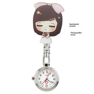 Reloj de Enfermera <span class=keywords><strong>con</strong></span> Diseño de Dibujos Animados en Acrílico, Lindo Reloj de Bolsillo <span class=keywords><strong>con</strong></span> Diseño de Animales, Movimiento de Cuarzo, Venta al Por Mayor - Product Image 4