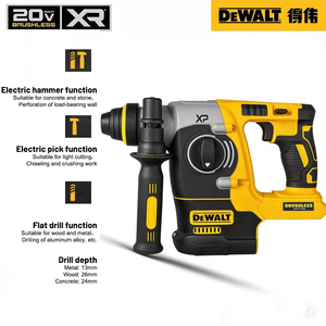 Marteau perforateur rotatif sans fil 20V XR portable, batterie 5.0Ah, chargeur rapide, perceuse à béton DCH273 - Product Image 4