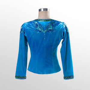 Túnica Azul de Terciopelo Personalizada, Disfraz de <span class=keywords><strong>Bailarina</strong></span> Masculino de Ballet, <span class=keywords><strong>Cascanueces</strong></span> - Product Image 4