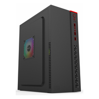 Boîtier d'ordinateur de bureau Mid-Tower en gros, boîtier PC Micro ATX pour bureau, châssis de bureau OEM pour pièces d'ordinateur