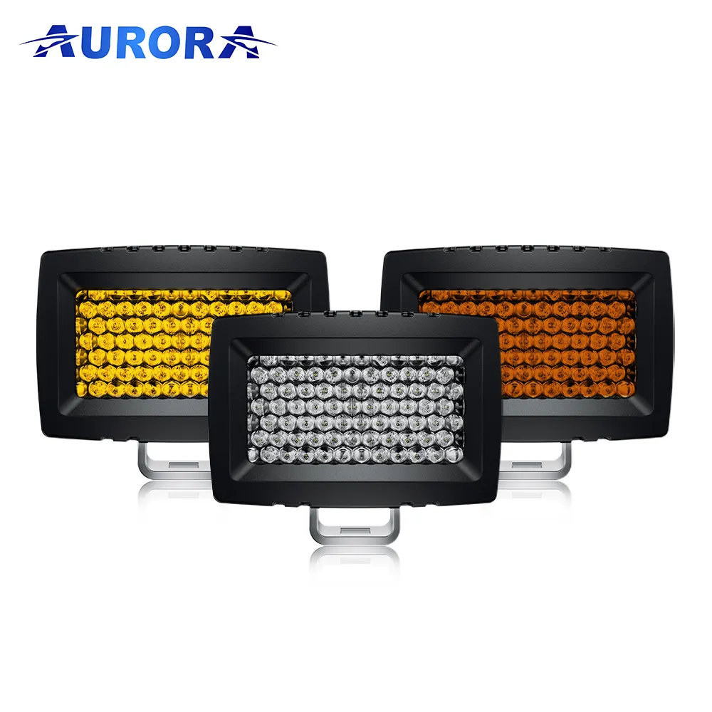 Aurora-Luz led de trabajo para coche, iluminación de 2 pulgadas IP68 y IP69K para conducción todoterreno, resistente al agua, para tractor y camión