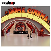 Bermuda 12D Dome Theater 2026 Nouveau simulateur de vol 5D extérieur personnalisable 8/16 places, cinéma dôme volant immersif 360° 7D 9D